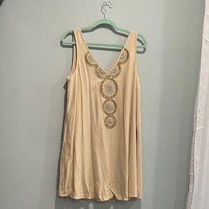 NWT Lilly Pulitzer Beige Flowy Dress